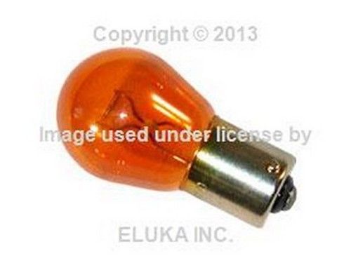 Bmw genuine turn signal light bulb - 12v - 21w 1156a amber with straight pin e60