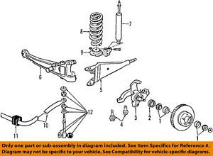 Ford oem 08-14 e-350 super duty front suspension-coil spring 9c2z5310v
