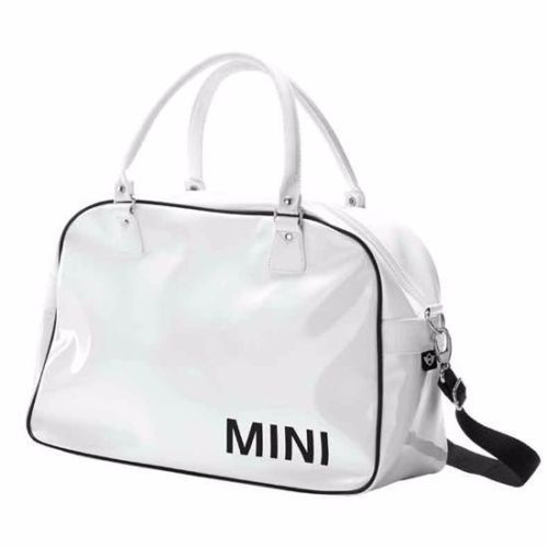 Mini cooper handbag travel duffle carry bag white 80222344533   oem
