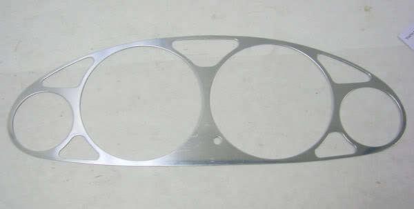 Spl gauge panel cover 94-00 integra auto aluminum (s)