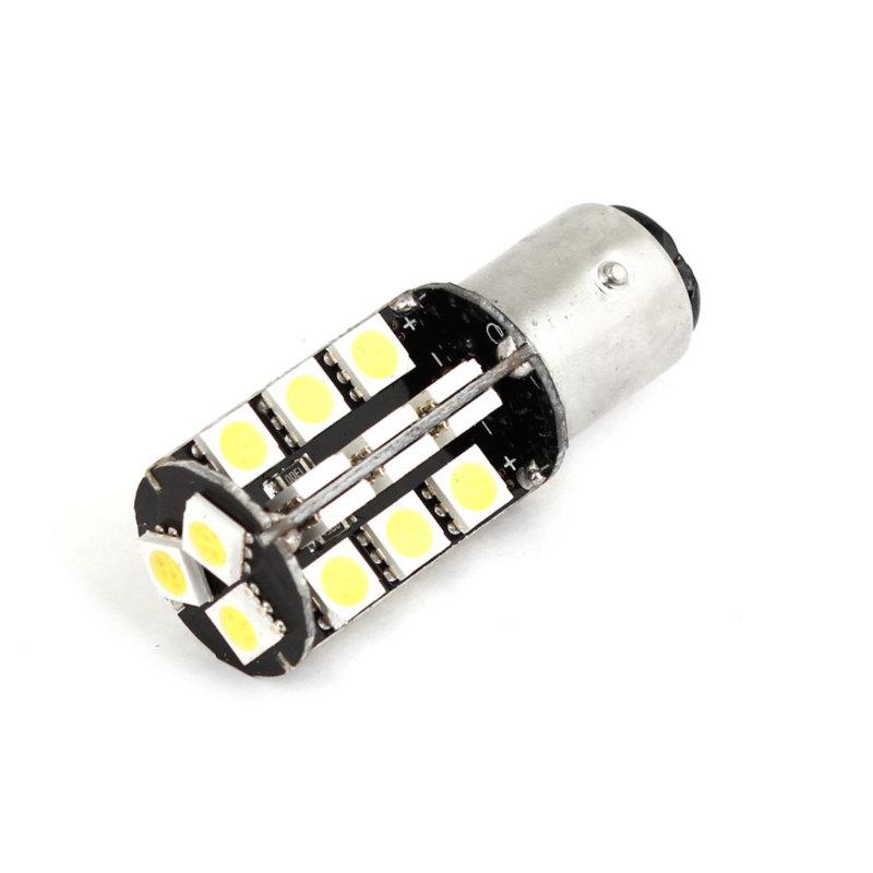 Bay15d 1157 white 27 led 5050 bulb error free brake light bulb for car