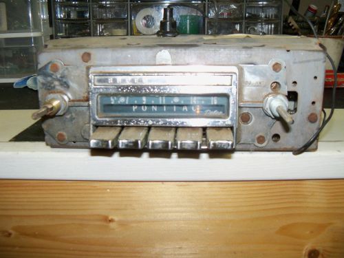 Working original 1964 pontiac am radio gm delco serviced 984077