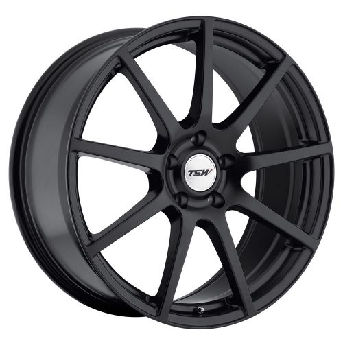 Tsw interlagos 18x9.5 5x112 40 matte black (qty of 1)