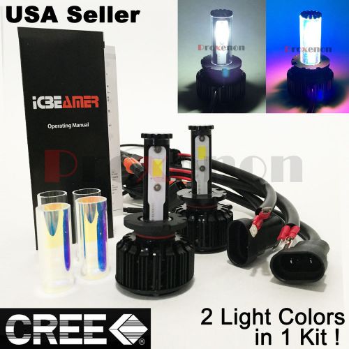 D2c d2s d2r d2 cree cob led 6000k white 30000k blue all in one kit #go2 low beam