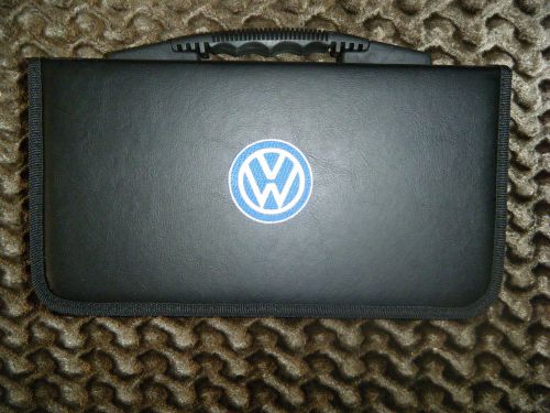 Volkswagen vw   auto car cd case wallet holder holds 104 cds dvds games