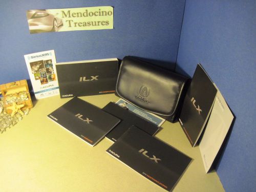 2015 acura ilx owners manual package &amp; case &#034;free us priority shipping&#034; buy oem
