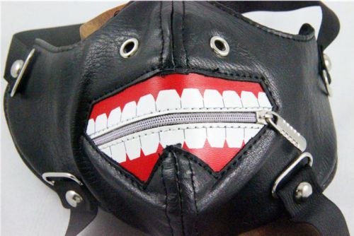 New motorcycle riding face mask for tokyo ghoul cos play game punk style