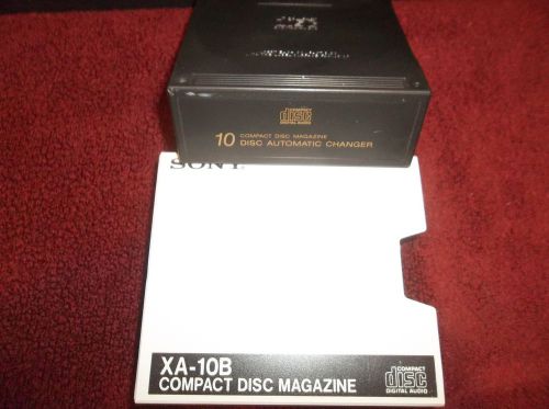 Sony xa-10b compact disc magazine 10 cd changer cartridge
