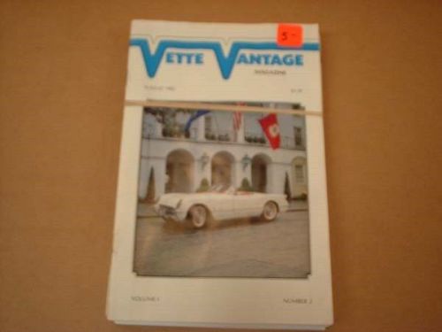 Vette vantage magazines -1980&#039;s