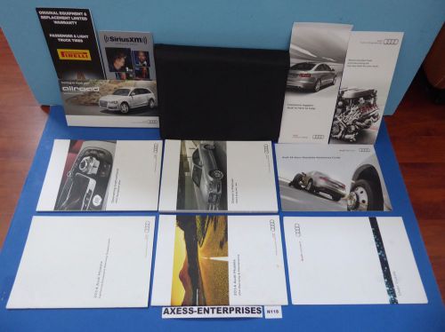 2014 audi a4 s4 sedan allroad owners manuals drivers books guides pouch set n118