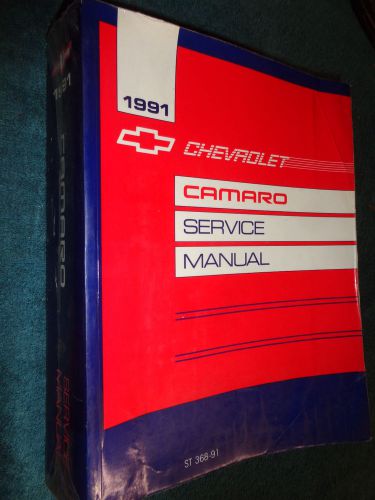 1991 chevrolet camaro shop manual / original g.m. service book! rs z28 &amp; more!