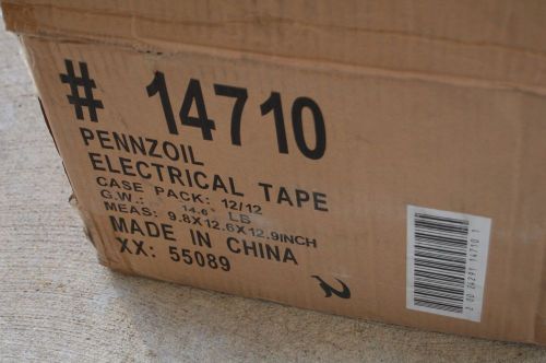 Pennzoil electrical tape in retail packaging 144 pc case