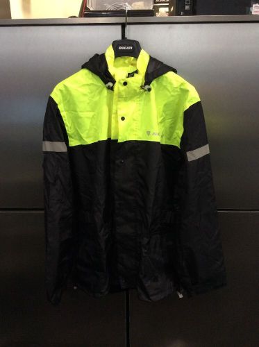 Rev&#039;it! rain jacket pacific h2o black neon size l (frc002-1450-l)