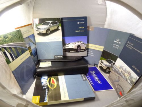 2007  lexus  rx 400h    owners manual +  nav + hybrid booklet !!!