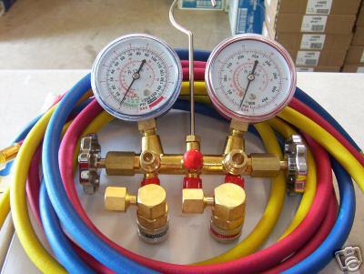 Professional r134a gauge set w/ 72" hoses