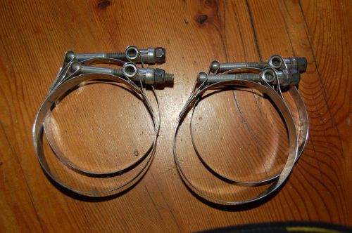 Marine exhaust clamps