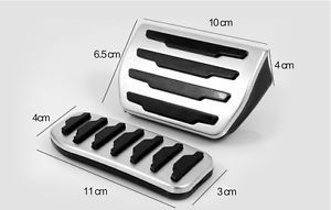 Car pedal pad brake accelerator cover sets fit for range rover evoque 2012-16