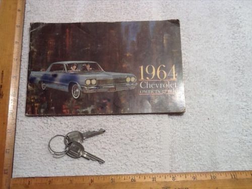 1964 chevrolet owners manual and gm keys misc