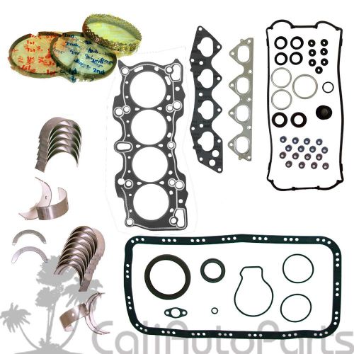 97-01 honda cr-v 2.0l dohc b20b4 b20z2 graphite full set *engine re-ring kit*