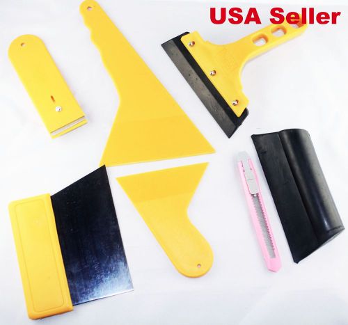 High quality 7 in 1 car window film tools squeegee scraper set kit car home tint