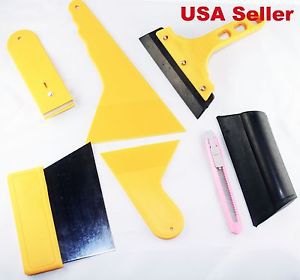 High Quality 7 in 1 Car Window Film Tools Squeegee Scraper Set Kit Car Home tint, image 2