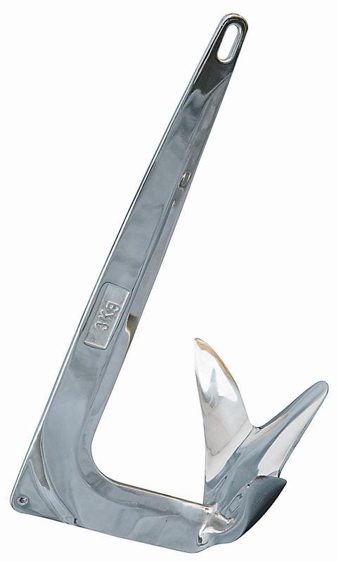 Aisi 316 stainless steel bruce claw marine boat anchor 16.5 lbs