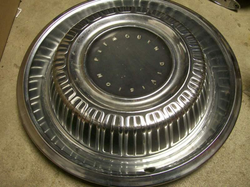 1969 plymouth original hub cap 15 inch