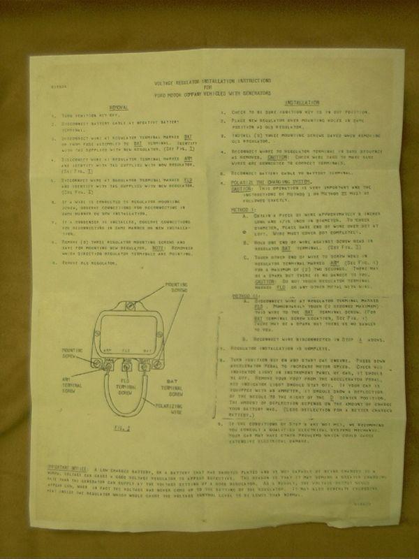 1949-1963 Ford,Thunderbird,Lincoln,Mercury new 12V voltage regulator w/ FoMoCo , US $99.99, image 3