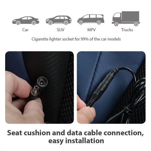 12/24V Car Vehicle Pad Seat Cooler Cushion Cover Summer Cooling Chair 20/24 Fans, US $86.00, image 4