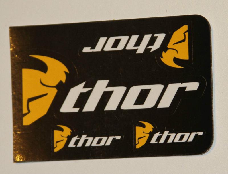2 thor sticker cards motorcycle motocross free shipping 9 decals cool dirtbike