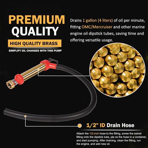 34060-0130 Marine Engine Oil Drain Hand Pump, Boat Oil Change Pump Fits for OMC, US $58.85, image 4