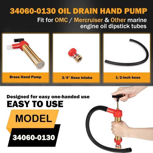34060-0130 Marine Engine Oil Drain Hand Pump, Boat Oil Change Pump Fits for OMC, US $58.85, image 5