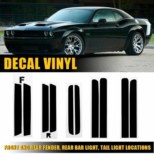 For Challenger 2015-23 Tail Light Rear Reflector Vinyl Smoke Overlay PreCut Tint, US $17.99, image 12