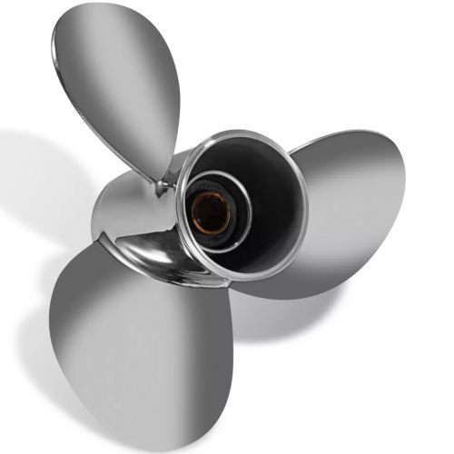 PROP 11 3/8x14 Stainless steel Outboard Propeller for Suzuki 35-65HP 13 Tooth RH, US $176.59, image 4