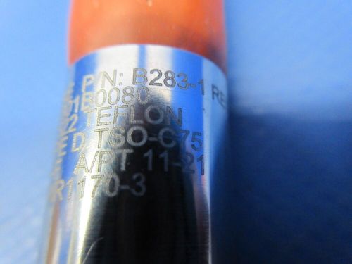 Robinson r44 raven ii helicopter oil hose assy p/n b283-1 (0724-1404)