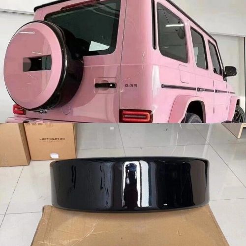 glossy black stainless spare tire wheel ring for mercedes benz g wagon w463 w464, US $459.99, image 11