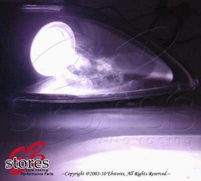 Purple 12v 35w h8 foglight xenon hid conversion kit 1 full set 12000k