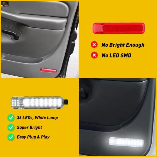 LED Door Courtesy Light Fits For Chevy Silverado Suburban Tahoe GMC Sierra Yukon, US $15.99, image 6