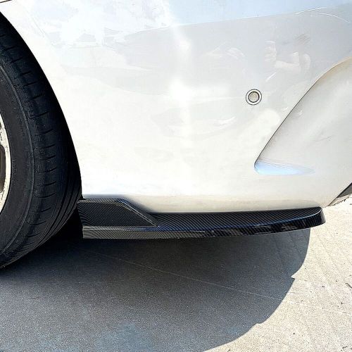 Rear Bumper Side Spoiler Cover Kit For Mercedes Benz W205 C43 C63 2015-2021 2018, US $37.52, image 3