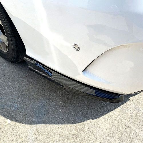 Rear Bumper Side Spoiler Cover Kit For Mercedes Benz W205 C43 C63 2015-2021 2018, US $37.52, image 4
