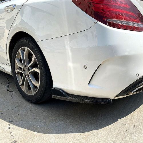 Rear Bumper Side Spoiler Cover Kit For Mercedes Benz W205 C43 C63 2015-2021 2018, US $37.52, image 9