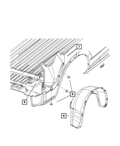 Genuine mopar splash shield left 68400491aa