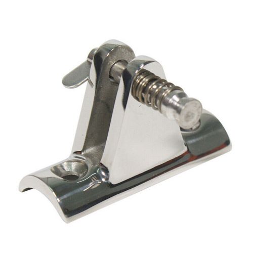 7/8'' 22mm 316 stainless steel boat concave base deck hinge for bimini boat top