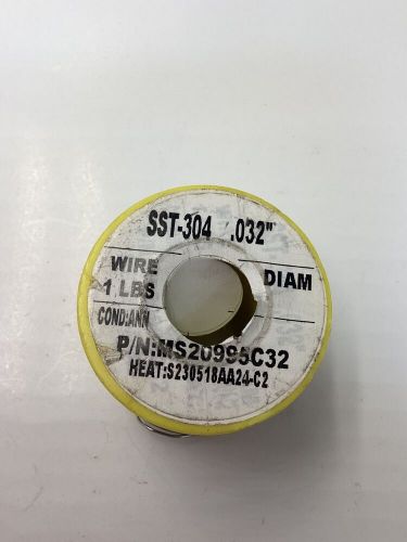 Aircraft safety lock wire ms20995c 1 lb. roll .032” diameter s230518aa24-c2