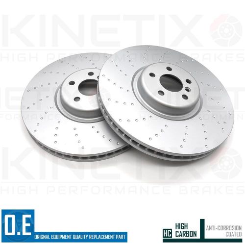 FITS BMW X5 M 50i G05 M SPORT FRONT BRAKE DISCS APEC BLACK PADS SENSOR 395mm, US $, image 6