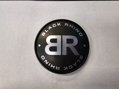 Black Rhino Custom Wheel Black / Silver Wheel Center Cap C-368-1 Snap In, US $19.00, image 2