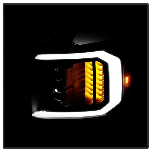 2007-2013 Chevy Silverado 1500 Black LED Signal Neon Tube Projector Headlights, US $199.99, image 3