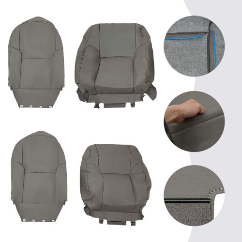 Fit For 03-09 Toyota 4Runner Limited Driver & Passenger PU Seat Covers Grey, US $81.23, image 16