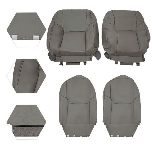 Fit For 03-09 Toyota 4Runner Limited Driver & Passenger PU Seat Covers Grey, US $81.23, image 18