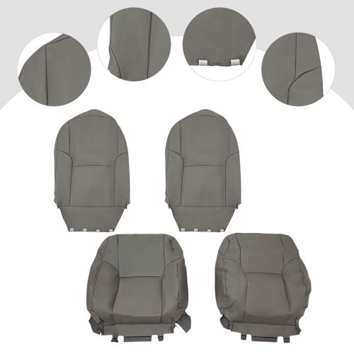 Fit For 03-09 Toyota 4Runner Limited Driver & Passenger PU Seat Covers Grey, US $81.23, image 19